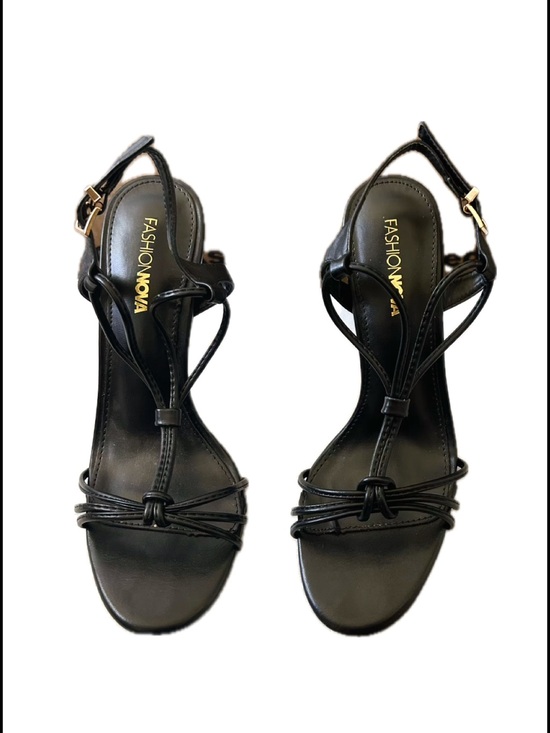 Fashion Nova Shoes - Fashion Nova Black Strappy Heels